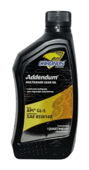 Ejemplo de Chronus Addendum Multigrade Gear Oil API GL-5 SAE 85W-140