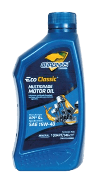 Ejemplo de Chronus ECO Classic Multigrade Motor Oil API SL SAE 15W-40 Mineral
