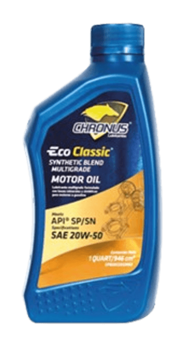Ejemplo de Chronus ECO Classic Synthetic Blend Multigrade Motor Oil API SP/SN SAE 20W-50