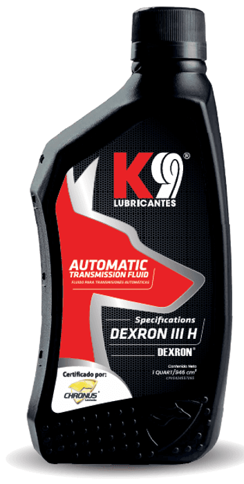 Ejemplo de K9 Automatic Transmission Fluid Dexron IIIH